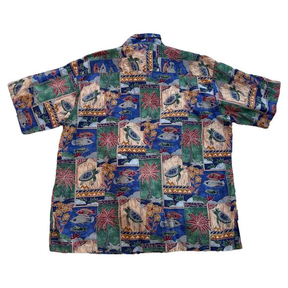 Tori Richard Lawn Vacation Mode Aquatic Button-Up Men's Sz 2XL - Picture 7 of 7